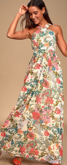 Lulu's Lilja Cream Dress - Picture 4 of 4